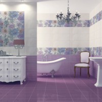 Плитка для ванной: модные решения