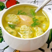 Суп с клецками – быстро и вкусно
