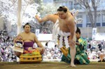 Сумо — турнир Аки басе