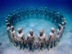 Необычные скульптуры — подводный мир
