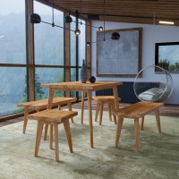 Деревянные столы в жилом интерьере