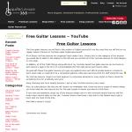 'Guitarlessons365.com' - видео-уроки в высоком качестве
