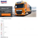 'DAF - a paccar company' - официальный сайт