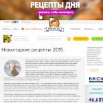 'Овкусе.ру' - подборка новогодних рецептов