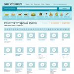 'Мир кулинара' - рецепты татарской кухни