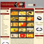 «Золотой магазин» - веб-сайт ювелирной лавки